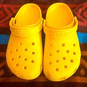 Yellow Crocs